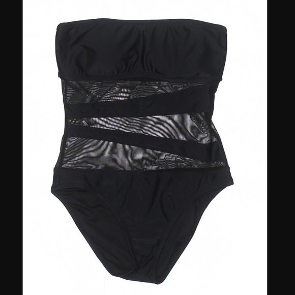 *FLASH SALE* NWOT Mesh Strapless One Piece - Picture 3 of 4